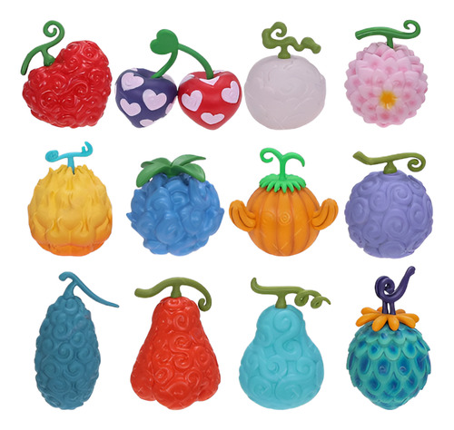 Figuras One Piece Set X12 Frutas Del Diablo One Piece Anime