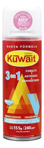 Pintura Aerosol Convertidor Antioxido Tiza Pastel Kuwait Amarillo
