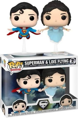 Superman Y Lois Volando Exclusivo Dc Comics 2 Pack Funko Pop