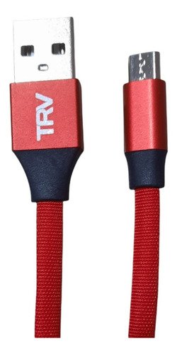 Cable Mallado Trv Micro Usb Carga Rápida 2.4 A