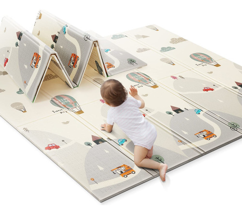 Alfombra Antigolpes Para Niños Bebes Plegable  180*200cm 