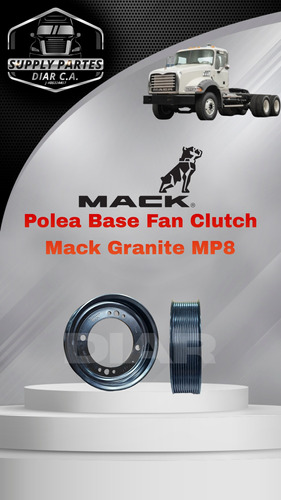 Polea Base Fan Clutch Mack Mp8 Y Volvo D13