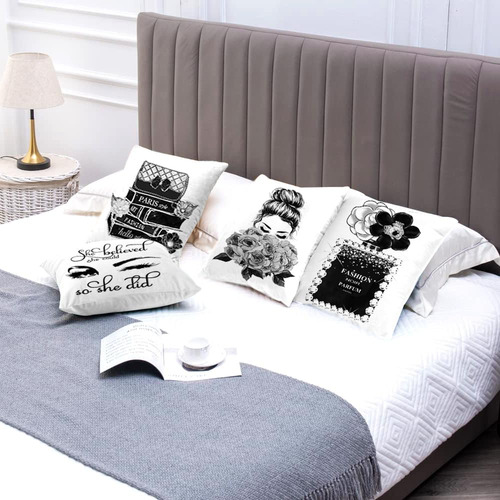 Hsinya Set Of 4 18x18 Cama De La Cama De Sofá Cubiertas De A