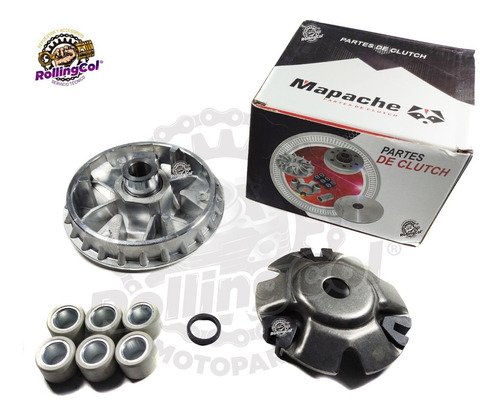 Variador Completo Racing Agility 125-150 /akt Dynamic/gy6