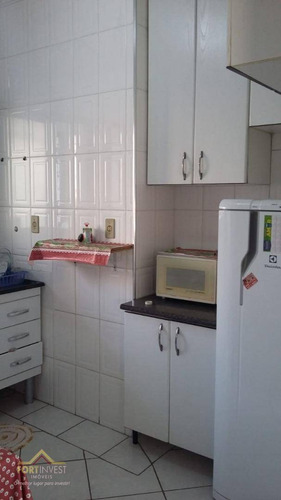 Imagem 2 de 23 de Apartamento Com 2 Dormitórios À Venda, 56 M² Por R$ 210.000,00 - Tupi - Praia Grande/sp - Ap2214