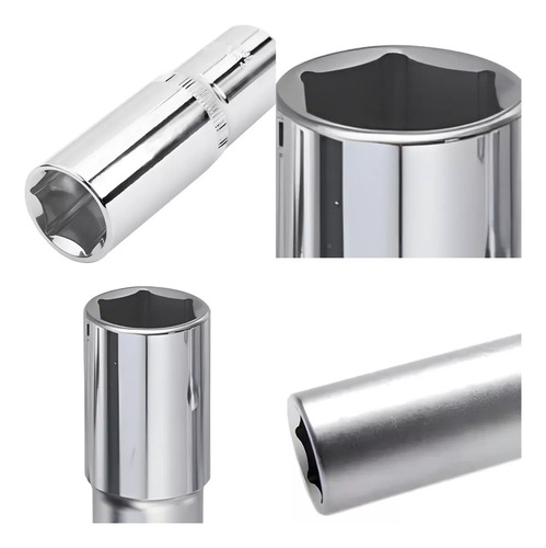 Dado Hexagonal Largo 1/2 Cuadrante X 22mm Wokin