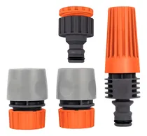 Comprar Kit Esguicho Engate Rápido Mangueira Bico Torneira 4 Peças Cor Preto