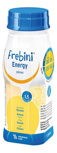 Suplemento en líquido Fresenius Kabi  Frebini Energy Drink sabor banana en botella de 200mL