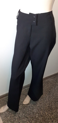 Pantalón De Vestir Negro Talle Xg Nuevo