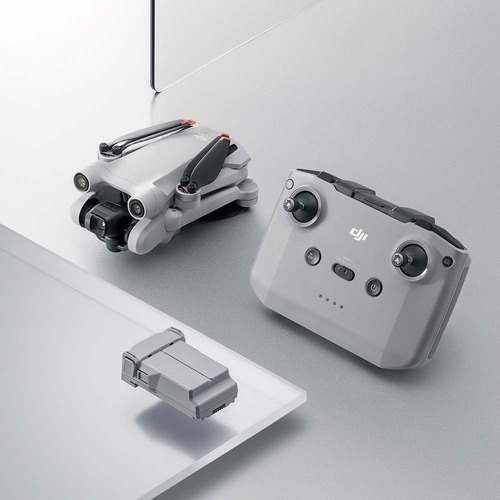 Drone Dji Mini 3 Pro Rc-n1 Com Bateria Extra (34min) Dji045 Cor Cinza