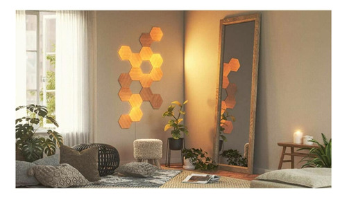 Nanoleaf Elements Kit De Inicio De Hexágonos De Color Café