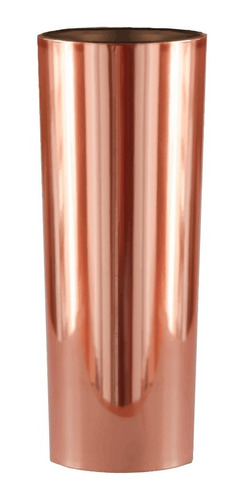 Copo Long Drink Metalizado Rose - Kit 10 Unidades