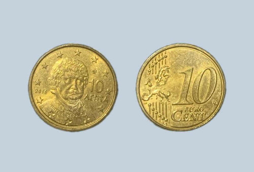Moneda Greece 10 Cent 2018
