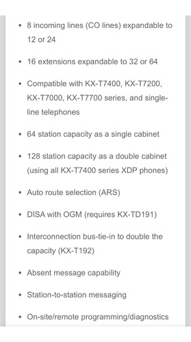 Central Panasonic Kx-ta1232 12 Líneas Y 24 Extensiones (Usado)