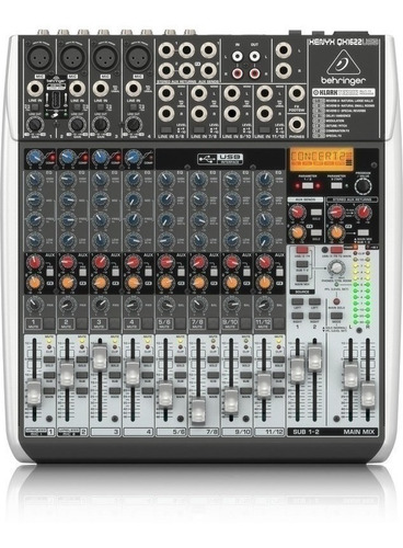 Consola Mixer Behringer Xenyx Qx1622 Usb 4 Ch Mono 4 St 18c