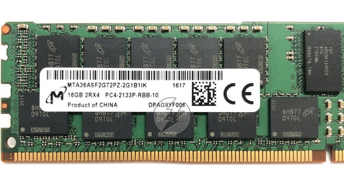 Imagem 9 de 10 de Memória Servidor 16gb Pc4-2133p Hp Pn 752369-081