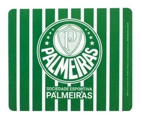 Mouse Pad Do Palmeiras Licenciado Oficial Com Nota Fiscal