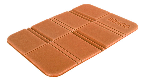 Colchón De Campamento Asiento Plegable Almohadilla Naranja