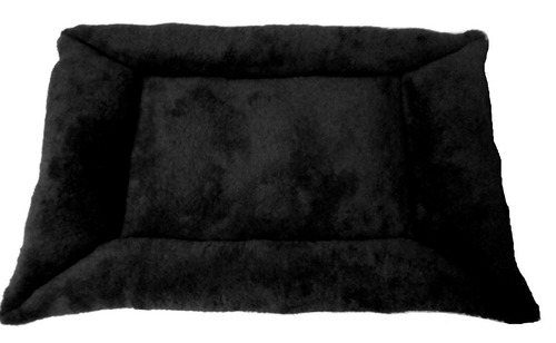 Cama Para Perro Acolchada Grande Talla L - Negra