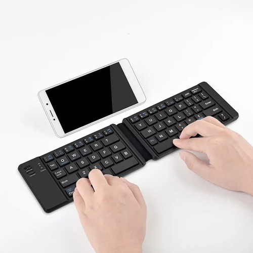 Mini Teclado Plegable Español Con Bluetooth Para Tablet/iPad