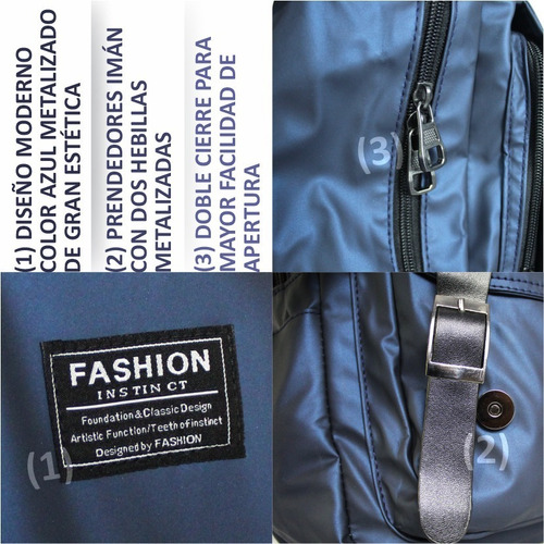 Mochila Escolares Liceales Adultos Urbana Dama Hombres Zzi