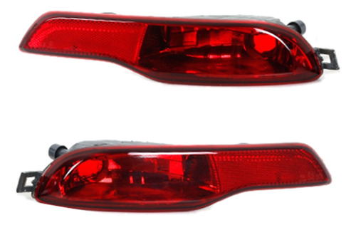 Parachoques Trasero Rojo Reflectante Para Jeep Cherokee 2014