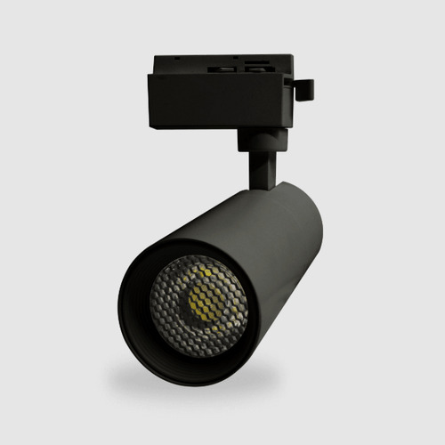 Lampara Spot Led Dirigible Con Riel 1m 7w 3 Piezas Jwj Negro