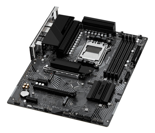 Placa Madre Asrock B650m Pg Lightning Wifi Ddr5 Am5 Color Negro