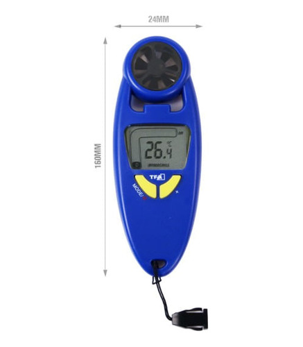 Anemometro Digital Incoterm C/ Termometro E Estojo Para Tra