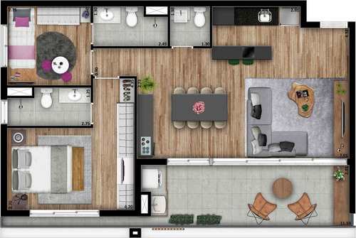 Apartamento - Ap85arqmar - 69234690