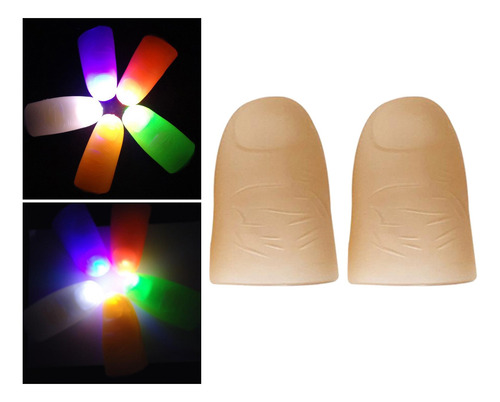 Adereços Mágicos Dedo Lights Luz Multicolor