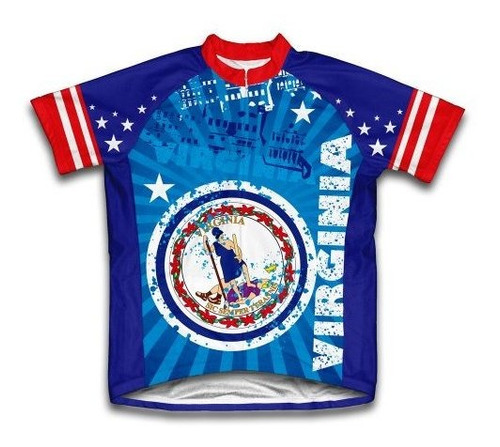 Scudopro Virginia Manga Corta Ciclismo Jersey Para La Juvent