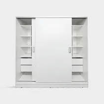 Comprar Placard Ropero Puertas Corredizas 180 X 56 X 180 Cm Moderno
