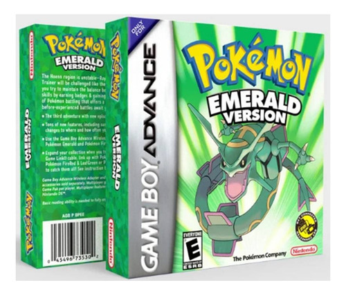 Pokémon Emerald Version Esmeralda Nintendo De Pikachu Fisico