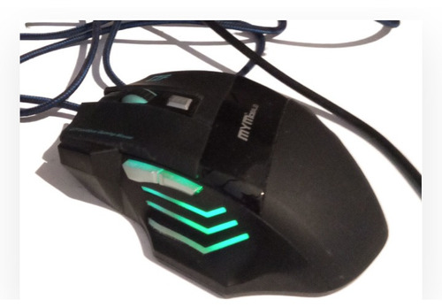 Mouse Gaming Mymobile 509,negro Azul ,