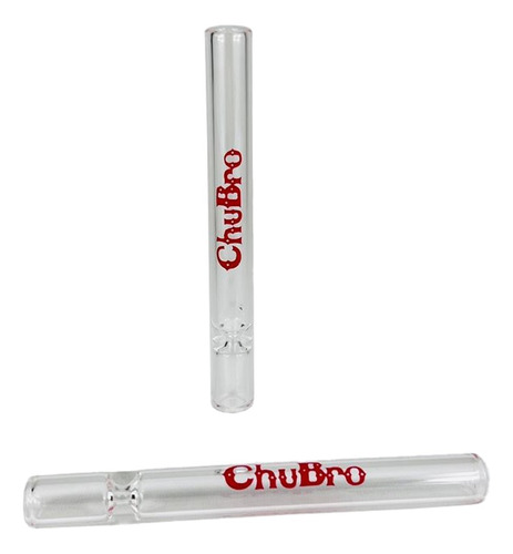 2 Pipas Glass Chillum Chubro 108x10mm Candyclub