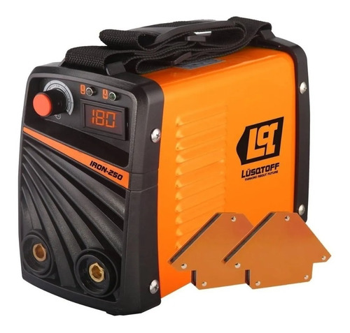 Mega Kit Soldadora Lusqtoff Iron 250 Inverter + 2 Escuadras