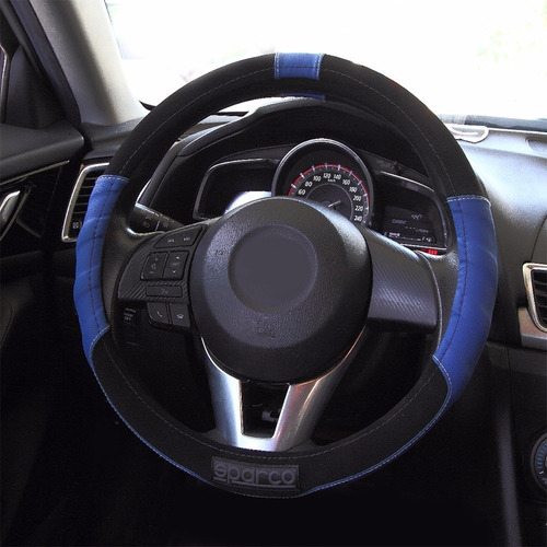 Funda Cubre Volante Sparco Azul Tuning 38 Cm - Maranello