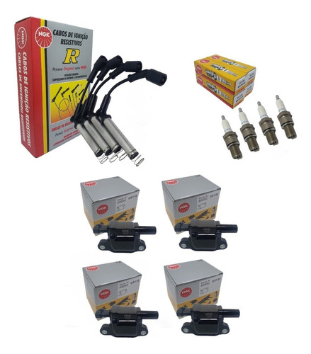 Bobinas Cabos E Velas Spin Cobalt 1.8 8v 2017 A 22 Kit 4pçs