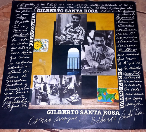 Vinilo Buen Estado, Gilberto Santa Rosa Perspectiva Salsa Lp