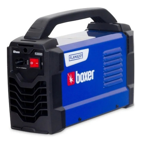 Imagem 3 de 5 de Máquina de solda inverter Boxer Flama 201 BV azul 110V/220V