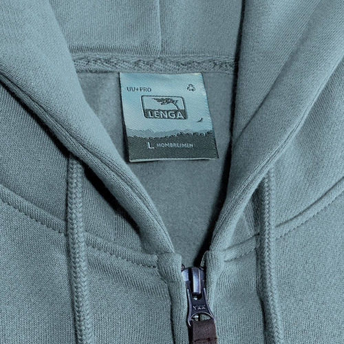 Polerón Con Capucha Y Cierre Ykk® Hombre Lingue Lenga®