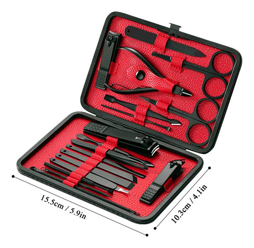Juego De Pinzas Para Uñas, Almacenamiento De Pedicura, Corta
