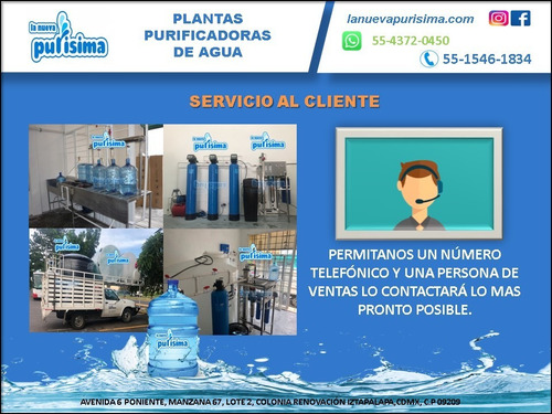 Imagen 8 de 10 de Planta Purificadora C/suavizador $39,900.00 Sin Anticipos