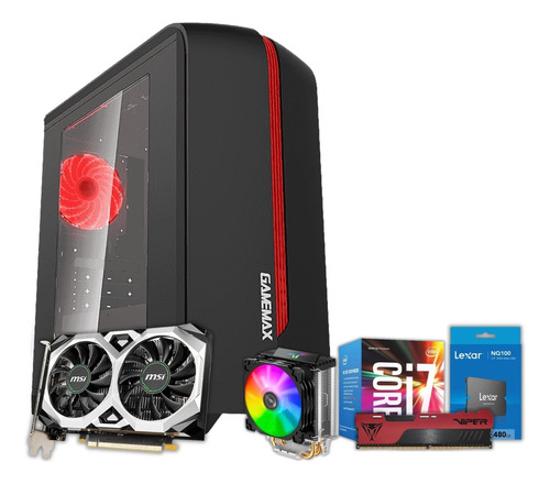 Computador Gamer Diseño I7 Ram 16gb Ssd 480gb Gtx1650 4gb