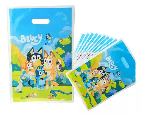 Bolsa Cumpleaños Bluey Y Bingo Cumpleaños Pack 10 Unidades