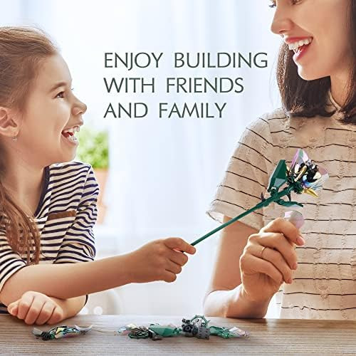 Kiyojin Juego De Construcción De Ramo De Flores De Rosas, Co