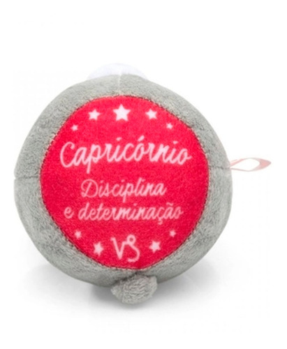 Imagem 3 de 4 de Chaveiro Pelucia Capricornio Pompets Signo