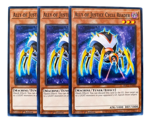 Set Ally Of Justice Cycle Reader Común Yugioh!