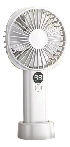 Wpd Ventilador De Mano Recargable 5 Gear Mute Soporte
